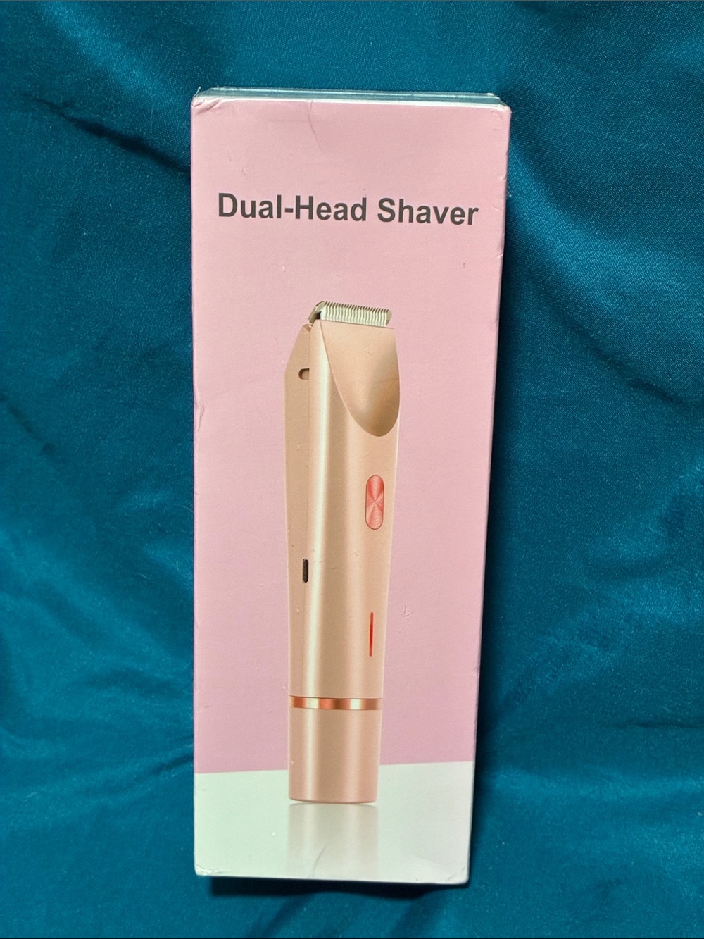 Dual-Head Women's Hair Shaver Trimmer - Rose Gold